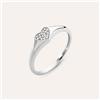 Stroili Anello Chevalier Silver Shine Argento Rodiato Cubic Zirconia