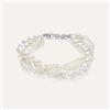 Stroili Bracciale Silver Pearls Argento Rodiato Perla sintetica Cubic Zirconia