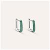 Stroili Orecchini A Cerchio Silver Rainbow Argento Rodiato Cubic Zirconia