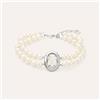 Stroili Bracciale Silver Pearls Argento Bianco Perla sintetica Cubic Zirconia
