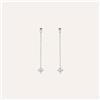 Stroili Orecchini Pendenti Punto Luce Silver Elegance Argento Rodiato Cubic Zirconia