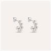 Stroili Orecchini A Cerchio Silver Pearls Argento Bianco Perla sintetica