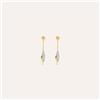 Stroili Orecchini Pendenti Crystal Gold Oro Giallo Cristallo