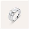 Stroili Anello Fascia Moonlight Acciaio Cristallo