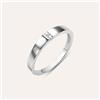 Stroili Anello Fedina Silver Collection Argento Rodiato Cubic Zirconia
