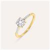 Stroili Anello Solitario Petali Oro Giallo Diamante