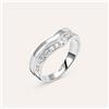 Stroili Anello Fascia Silver Shine Argento Rodiato Cubic Zirconia