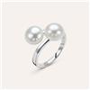 Stroili Anello Contrarie Silver Pearls Argento Rodiato Perla sintetica