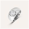 Stroili Anello Fascia Aura Acciaio Cubic Zirconia