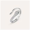 Stroili Anello Fantasia Silver Shine Argento Rodiato Cubic Zirconia