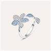 Stroili Anello Contrarie Silver Shine Argento Rodiato Cubic Zirconia