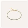 Stroili Bracciale Tennis Aura Acciaio Dorato Cubic Zirconia
