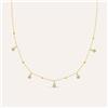 Stroili Collana Radiance Acciaio Dorato Cristallo