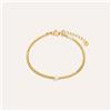 Stroili Bracciale Radiance Acciaio Dorato Cristallo