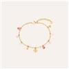Stroili Bracciale Radiance Acciaio Dorato Cristallo