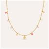 Stroili Collana Radiance Acciaio Dorato Cristallo