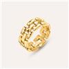 Stroili Anello Panther Chain Radiance Acciaio Dorato