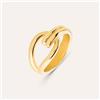 Stroili Anello Fascia Radiance Acciaio Dorato