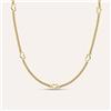 Stroili Collana Radiance Acciaio Dorato Madreperla