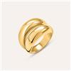 Stroili Anello Fascia Radiance Acciaio Dorato