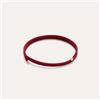 Stroili Choker Magnetico Cordino Burgundy e Acciaio Dorato
