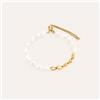 Stroili Bracciale Radiance Acciaio Dorato Perla D'Acqua Dolce