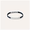 Stroili Bracciale Con Targhetta Man Code Acciaio Bicolore