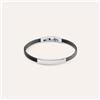 Stroili Bracciale Con Targhetta Man Code Acciaio Bicolore