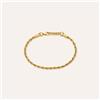 Stroili Bracciale Catena Man Code Acciaio Dorato