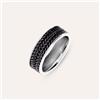 Stroili Anello Fascia Man Code Acciaio Bicolore