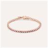 Stroili Bracciale Tennis Silver Rainbow Argento Rosato Cubic Zirconia