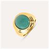 Stroili Anello Fascia Radiance Acciaio Dorato Avventurina