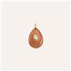 Stroili Pendente Radiance Acciaio Dorato Avventurina Cubic Zirconia