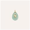 Stroili Pendente Radiance Acciaio Dorato Avventurina Cubic Zirconia
