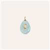 Stroili Pendente Radiance Acciaio Dorato Giada Cubic Zirconia
