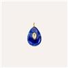 Stroili Pendente Radiance Acciaio Dorato Lapislazzuli Cubic Zirconia