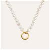 Stroili Collana Radiance Acciaio Dorato Perla D'Acqua Dolce