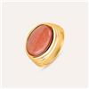 Stroili Anello Fascia Radiance Acciaio Dorato Agata