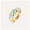 Stroili Anello Fascia Radiance Acciaio Dorato