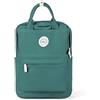 HYC00 Zaino Donna Scuola,Zaino Donna Casual Zaino Scuola Superiore Ragazza Zaino Università Zainetto Cartella, Impermeabile Zaino Porta PC 14 Pollici Zaino per Scuola Media Ragazza Ragazzi Backpack