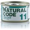 Natural Code 11 Tonno e Aleo 85 gr Per Gatti