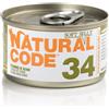 Natural Code 34 Tonno e Kiwi 85 gr Per Gatti