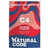 Natural Code C4 Salmone Anatra 70 gr Cibo Umido Completo Per Gatti