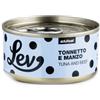 Lev Adult Cat Tonnetto Manzo 70 gr Lattina Umido Gatti
