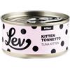 Lev Kitten Cat Tonnetto 70 gr Lattina Umido Gattini