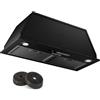 Klarstein Cappa Aspirante a Incasso, Cappa Cucina con Filtro, Cappa Aspirante Cucina in Alluminio, Cappa Incasso con Flusso d'Aria 520m³/h, Illuminazione LED, Timer, Cappa Aspirante Filtrante