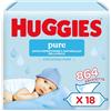 Huggies Pure Salviette Umidificate per Bambini, 18 Pacchi da 48 Pezzi