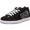 DC Shoes DC Net - Scarpe da Ginnastica Basse Uomo, Nero (Black/Black/White), 46 EU
