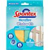 Spontex - 1 scatola da 2 superfici in vetro microfibra (2 salviette in totale)