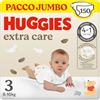 Huggies Extra Care, Pannolini Taglia 3 (6-10Kg), Ultra assorbente, Design Disney, 150 Pz